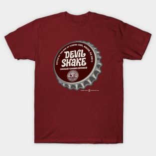 Vintage Devil Shake Chocolate Beverage Bottlecap T-Shirt